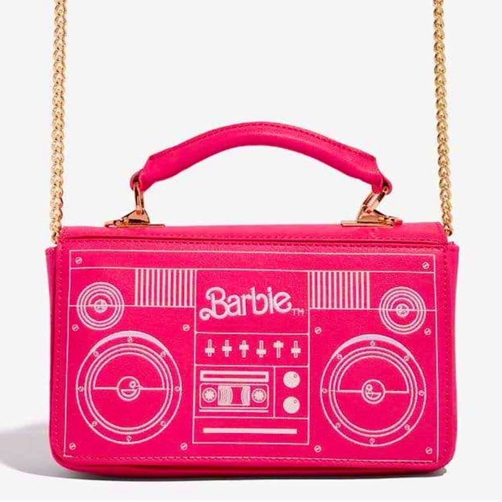 Barbie x SkinnyDip Boombox Shaped Crossbody Bag